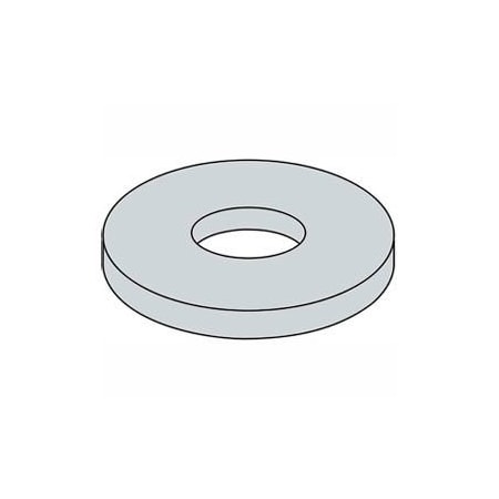 Titan Fasteners 3/8in Fender Washer - .4/.42in I.D. - .051/.084in Thick - Steel - Zinc - Grade 2 - Pkg of 100 BYN06040